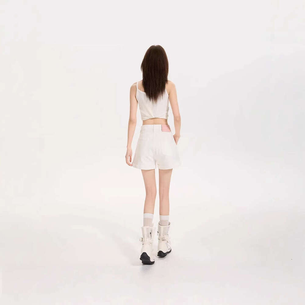 Shorts Women Denim Shorts White Denim Shorts For Women Summer New High Waist Loose Fit Petite Slimming A Line Wide Leg Hot Pants Jean Shorts