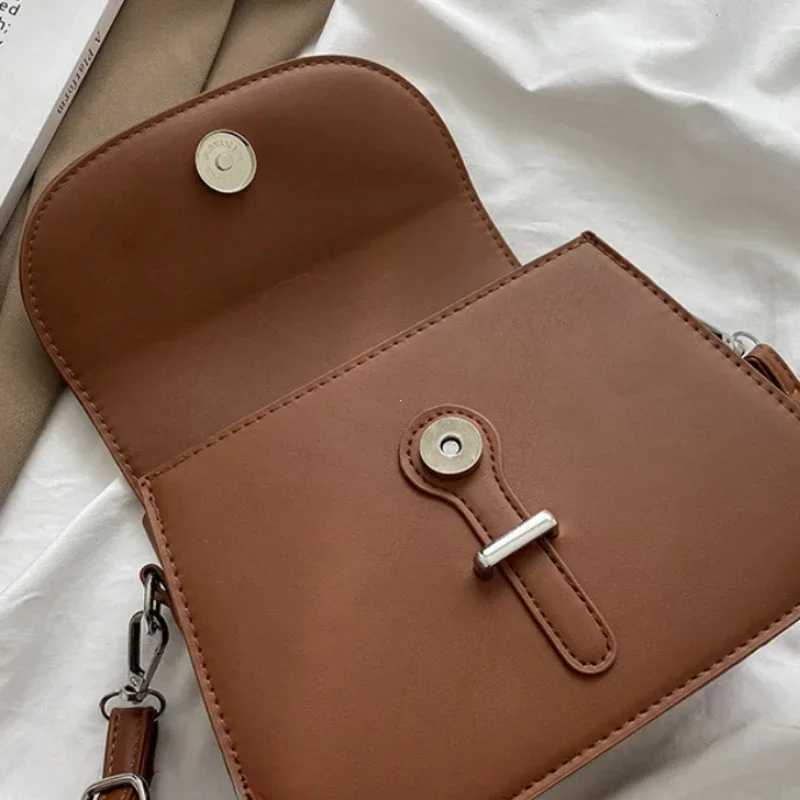 Fashion Women Crossbody Saddle Bag PU Leather Small Handbags Purses Retro Semicircle Designer Messenger Bags Female Clutch Tote Y250528