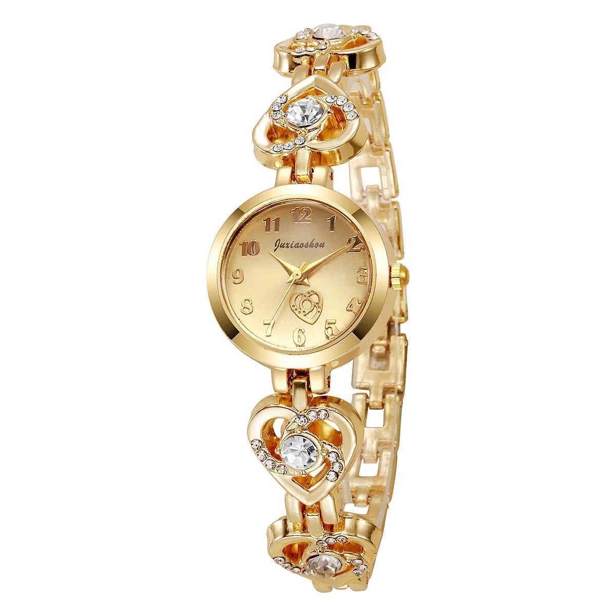 New hot selling foreign trade linked list fashionable simple and versatile womens quartz watch with high beauty for women XJ250527