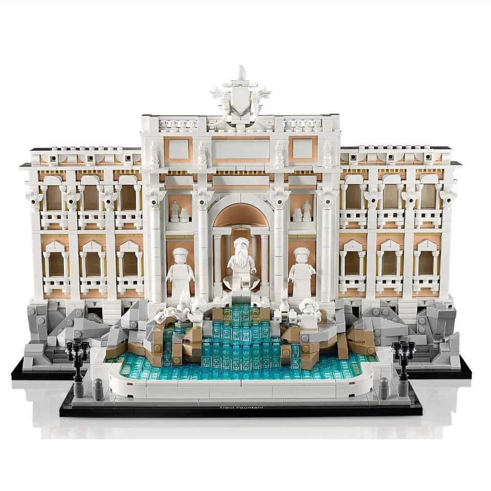 1880pcs Architecture Trevi 21062 Fountain Model Kit Iconic Italy Roman Landmark Building Blocks Display Toys For Birthday Gifts Z250528