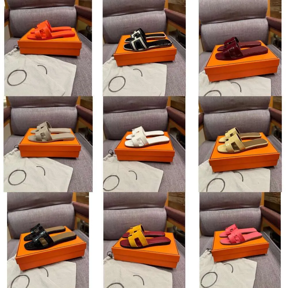 designer slippers platform slides women sandale oran sandals men slipper shoes bottom fur flip flops summer casual beach sandal real leather top quality with