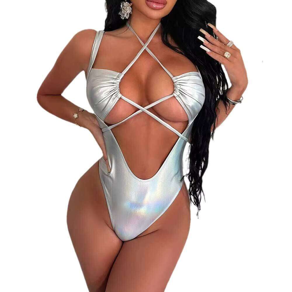 Wholesale Customize Sexy Hollow Strap Tight One-Piece Swimsuit For Women