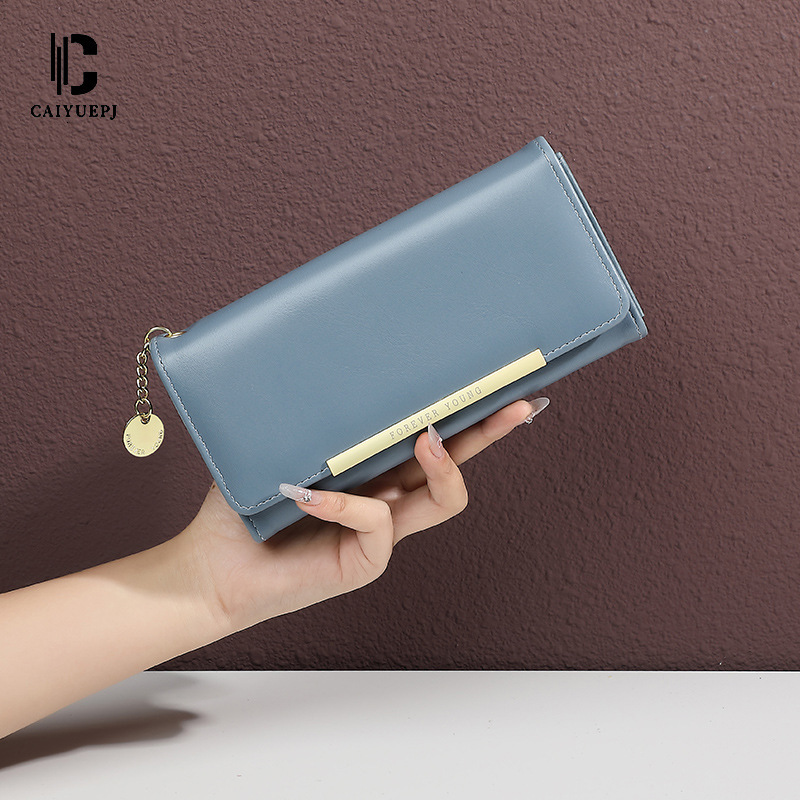 New Women s fashion Long Wallet Coin Wallet fashion Women s Solid Color Zipper Handbag Designer Men s Daily Commuting Fashion Wallet
