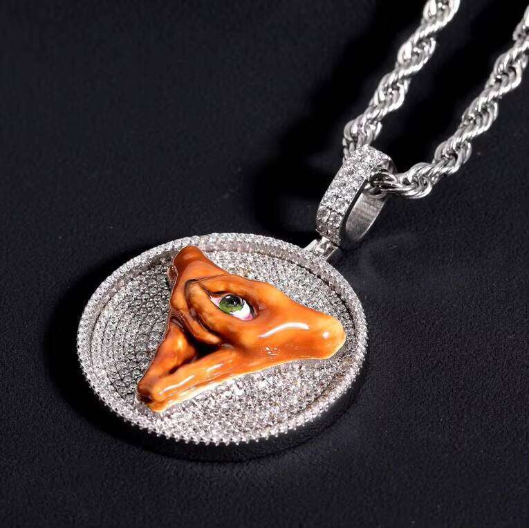 Iced Out Dia Hip Hop Jewelry Custom VVS Moissanite Picture Pendant