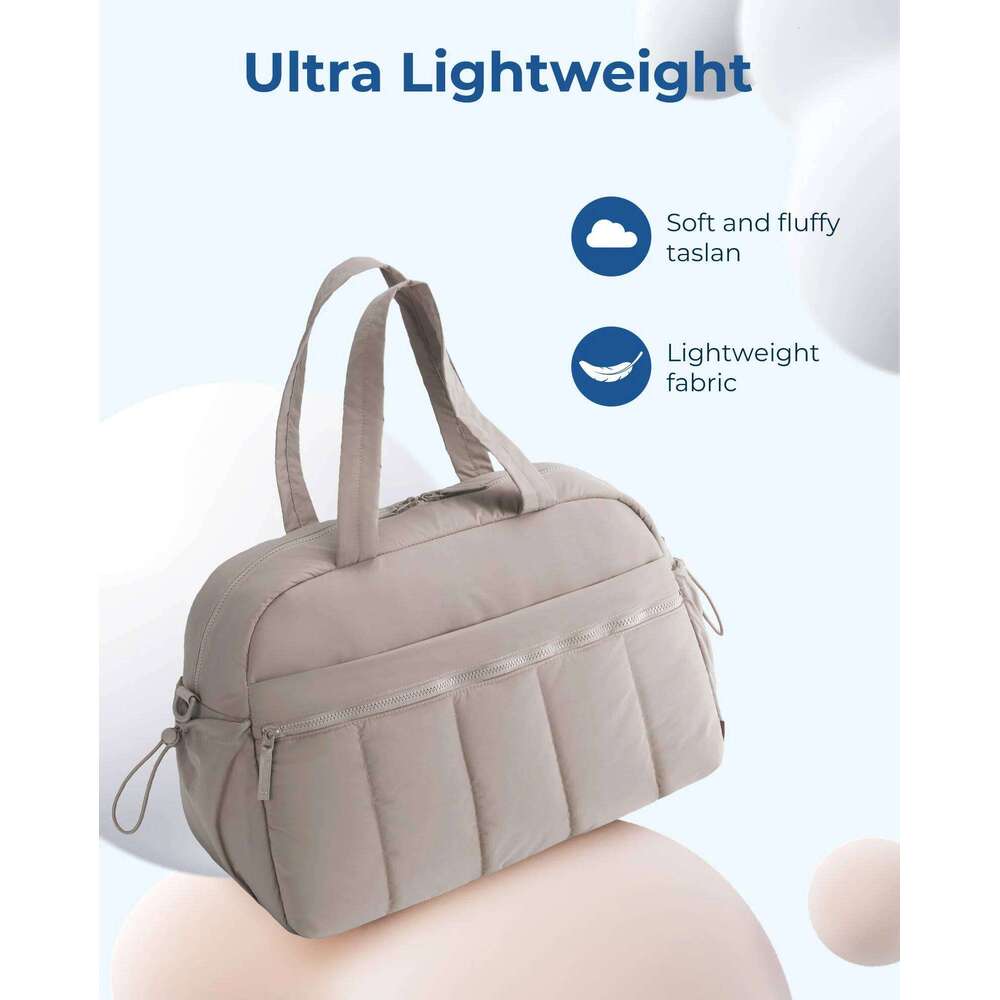 BAGSMART 3pc Bag Lightweight Outdoor Gym Bags Large Capacity Weekender Duffel Storage Handbag Travel Essentials