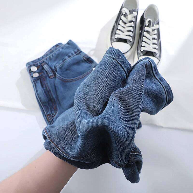Summer Ultra-Thin Women's Jeans 100% Lyocell Cool Comfortable Baggy Straight Denim Pants Korean Street Fashion High Waisted