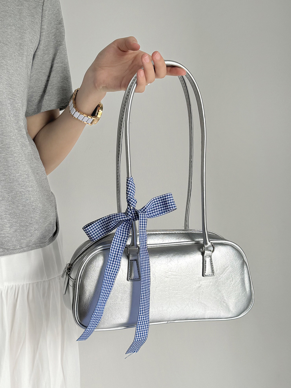 Ballet style bow handbag women s new trend Korean niche underarm bag large fashion capacity designer shoulder bag women s fashion crossbody bag