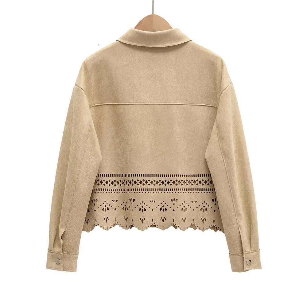 Women's Wear New Women's Clothing Casual Elegant Modern European And American Retro Style Hollow Top Jacket