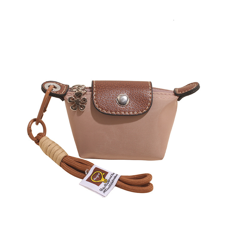 mini wallet Free Delivery Designer Leather Wallet Mini Dumpling Bag Handbag Nylon Coin Wallet Earphone Bag Mouth Red Storage Bag Cute Small Hanging Ba