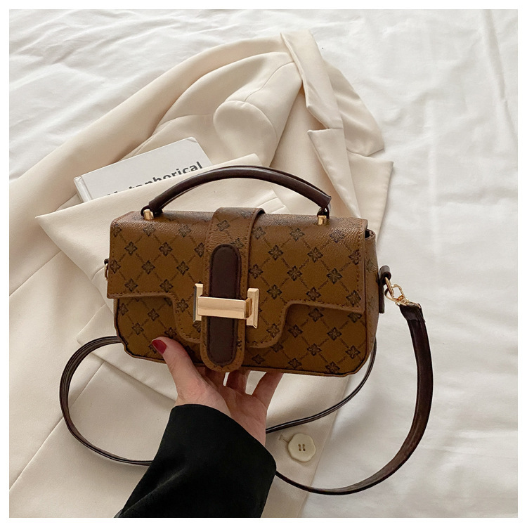 Luxury Brand Designer Bag High End Chain For Women 2025 New Style, Niche High-End Small Square Bag, Commuting Hand-Held Crossbody Bag