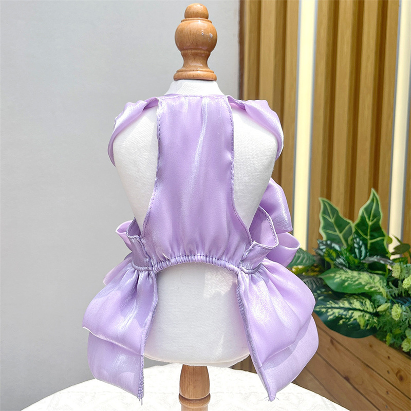 Small Dog Dress - Adjustable Vest with D-Ring Hookup Design for Chihuahuas & Poms