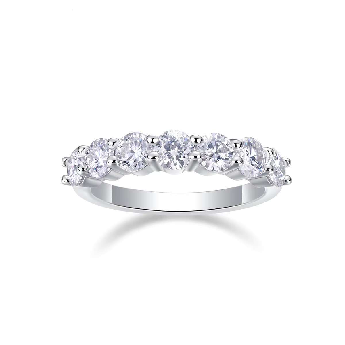 Wholesale Moissanite Eternity Ring Love Rings 925 Sterling Silver VVS D White Gold GRA Certified Moissanite Diamond Jewelry Ring