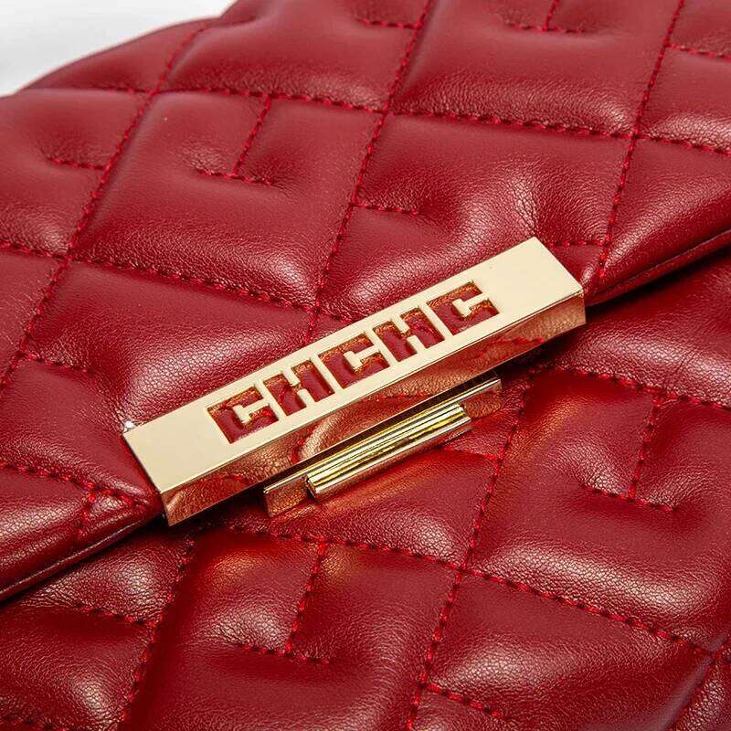 Fashionable Classic New 2024 Crossbody PU Material Solid Color Letter Element Women's Shoulder Bag