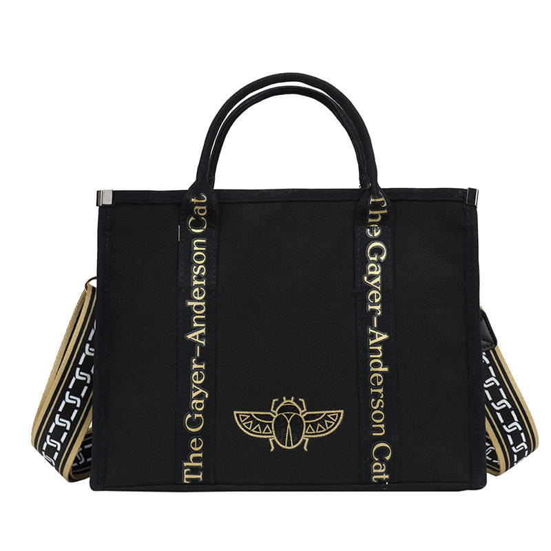 Luxury Brand Designer Bag Large Capacity Tote Bag For Women 2025 New Spring Class Pass Diagonal Cross Handheld Canvas Bag, Thick And Waterproof