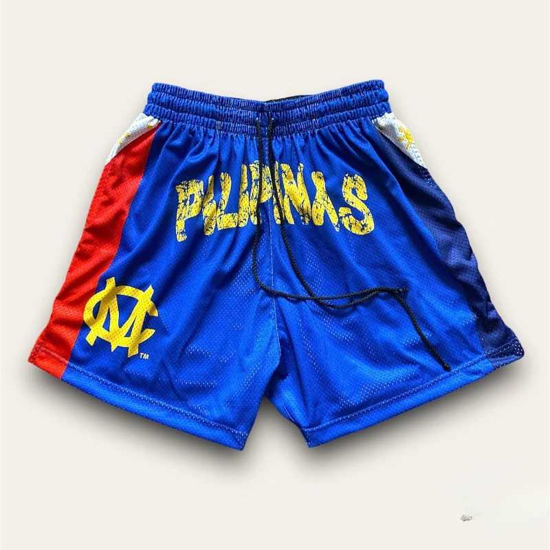 American Niche Luxury Fashion Trend New Mens Quick-drying Basketball Shorts Manila Culture Streetwear Comfortable Sports Shorts X2505281