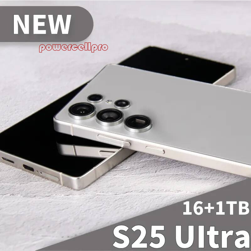 S25 UItra Mobile 5G 6.75 Inch Unlocked System 16+1TB Smartphone Camera Touch Play Screen Face Recognition HD Display Android Phone