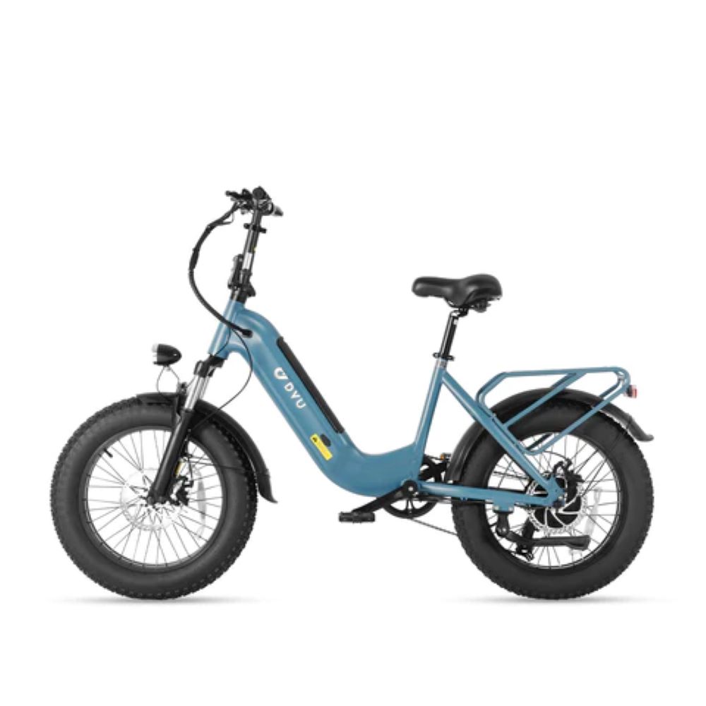 UK Stock 2025 20 inch DYU FF500 Folding E-Bike 250W 48V/14AH Electric bike for Adults 75KM Long range 4.0 Fat tyre ebike 25km/h Fatbike