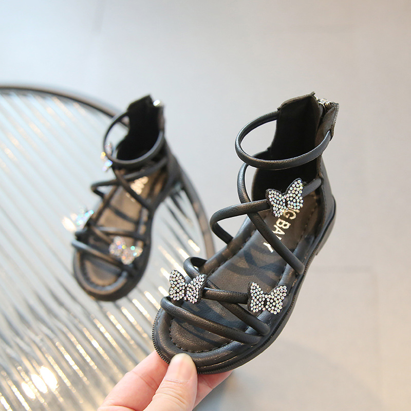 Girls Sandals with Butterfly Designer Shoes Girl Princess Shoes Littlesprouts for Kids Sandals Toddler Size US6C-US13C C0677