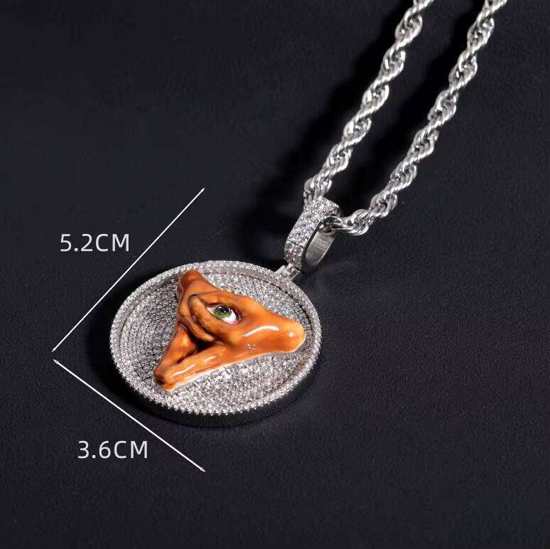 Iced Out Dia Hip Hop Jewelry Custom VVS Moissanite Picture Pendant