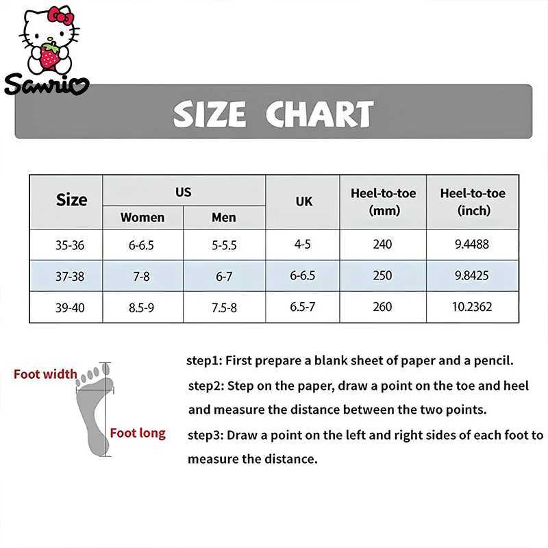 Sanrio Sanrio Slippers Hello Kitty Cinnamoroll Summer Shoes Beach Sandals Kuromi Flip Flops Outdoor Soft Sole Fashion Gift Girl Women w250528