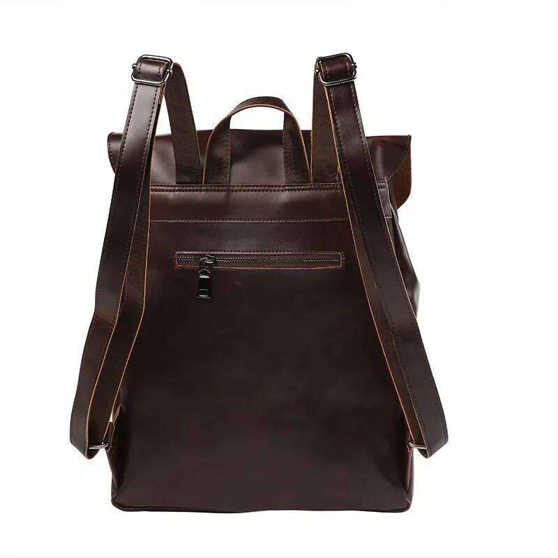 Retro Design Men Vintage Fashion School High Capacity Travel Backpacks Laptop Bag Couple Backpack Daypack Mochila