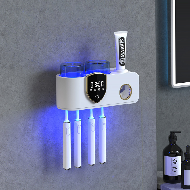 Smart UV - Sterilized Toothbrush Holder with Heating and Drying Function