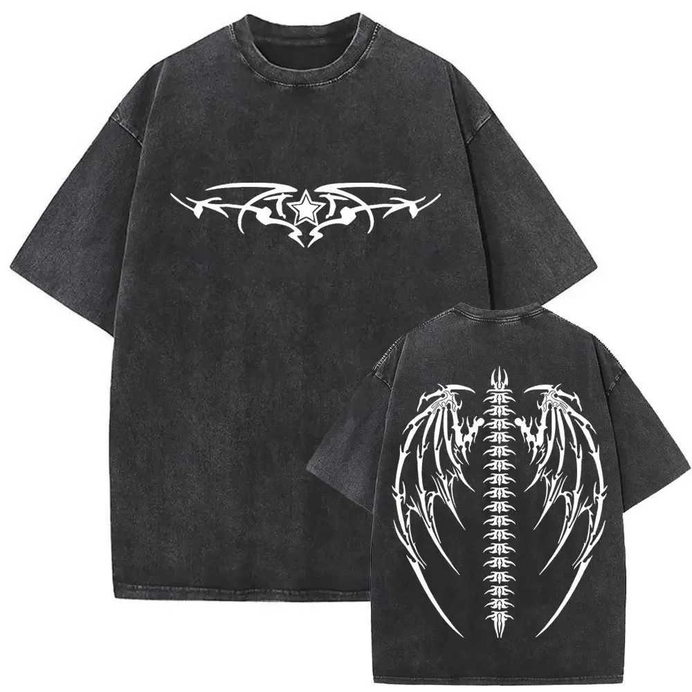 Christian Religious Jesus Forgive Them Father Vintage Washed T-shirt Men Women Gothic Rock Oversized T Shirts Tops Streetwear X250623