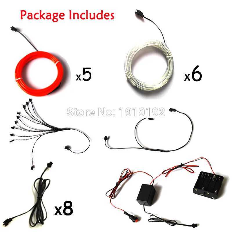 DIY Performance Dance LED Kostm Malzemeleri Neon Ik EL Tel Seti Ikl Kostmler DIY Malzemeleri Dans Yetenei Gsterisi Malzemeleri W250528