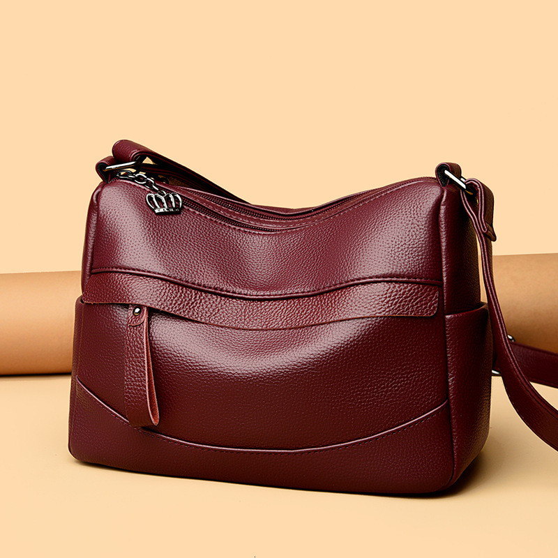 2025 New Large Capacity Spring Middle aged and Elderly Mom Leisure Designer Women's Single Shoulder Crossbody Bag