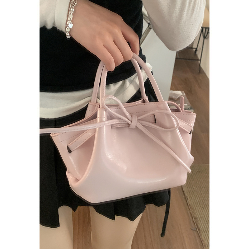 2025 New Women's Handbasket Spring New Fashion Handbag Designer Multi functional Bow Shoulder Bag