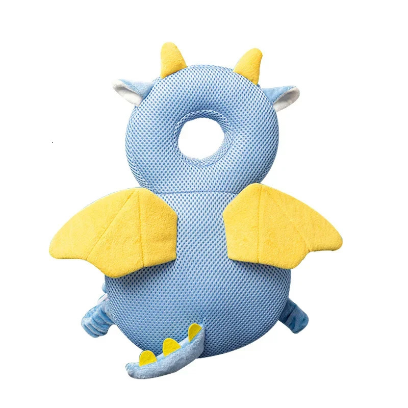 1-3Toddler Baby Head Protector Breathable Tencel Back Protector Cushion Back Prevent Injured Cartoon Security Pillows 250527