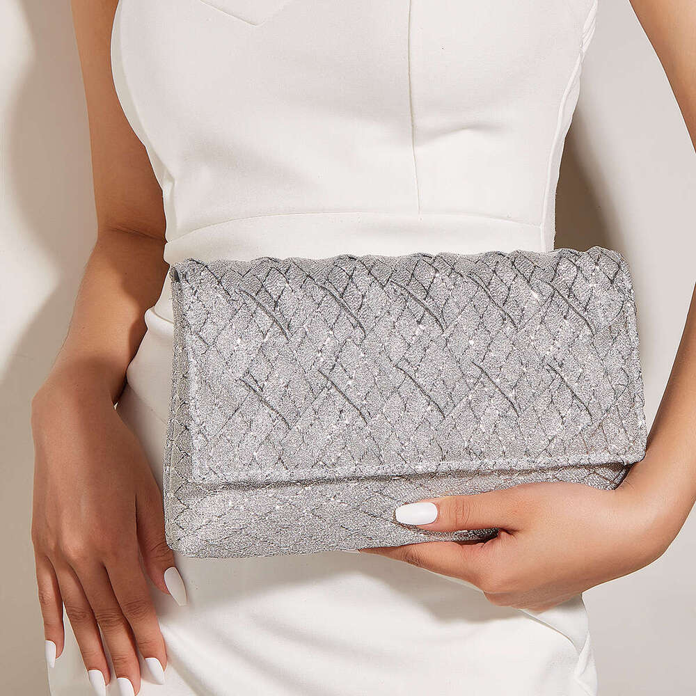 Fashion Woven Evening Niche Gretel Women's High-end Clutch Banquet Bag