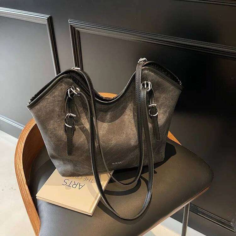 Hot Selling Large-Capacity Retro Tote For Women, Versatile Commuter Shoulder Bag With Vintage Design, Free Shipping Designer Bags