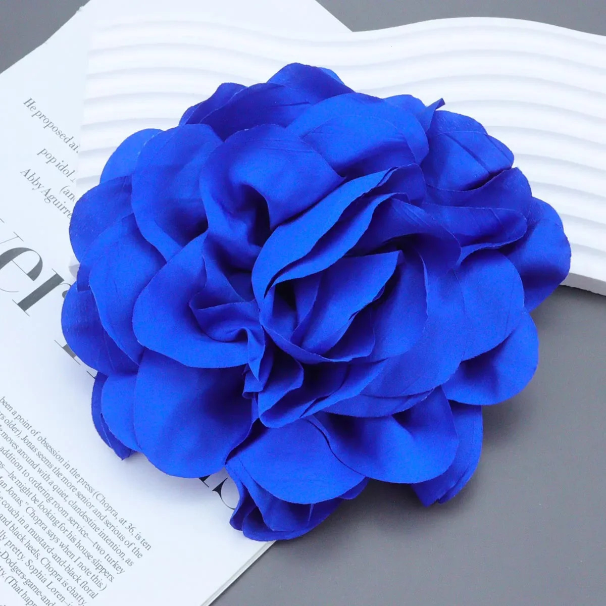 Advanced Large Flower 16cm Temperament Brooch Pin Handmade Flower Versatile Clothing Accessories Chest Flower Corsage 250527