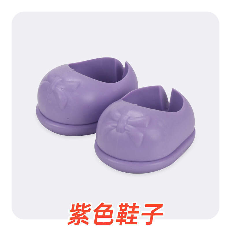 Standable 20cm Cotton Chubby Body Dress-Up Shoes Plush Toy Doll Accessories Boots