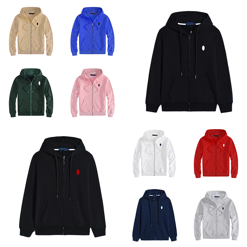 Pony embroidery jacket designer jackets Men Polo loose collar top Vintage casual veteran jacket Outerwear Coats Plaid interior Lapel top