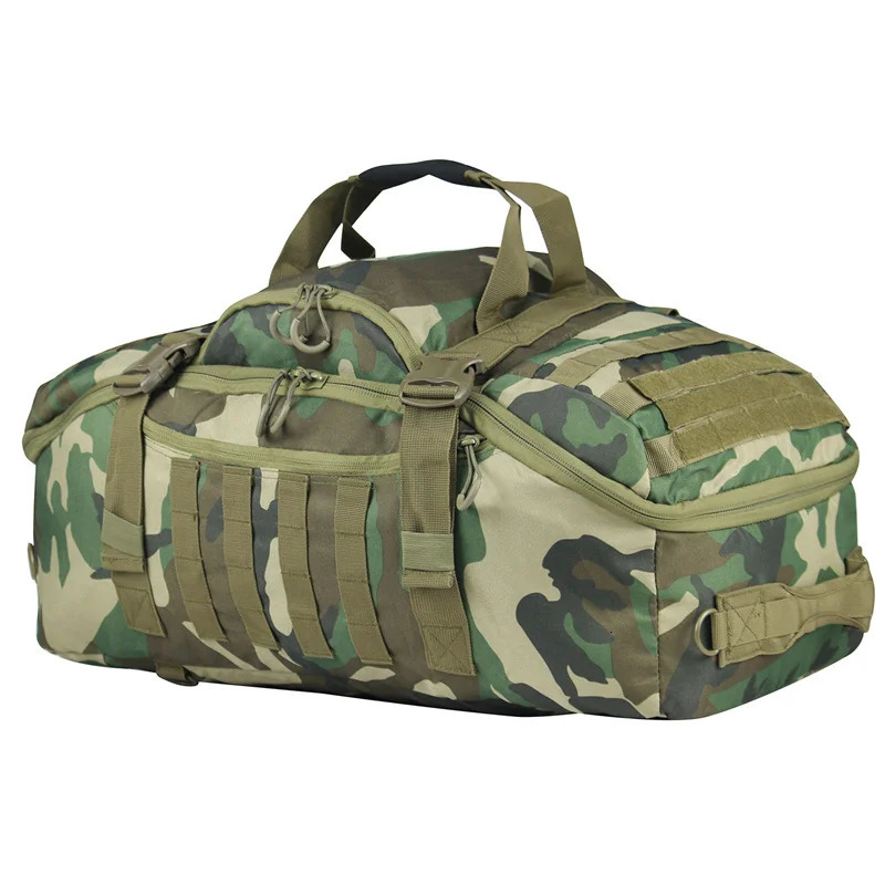 35L 50L 80L Outdoor Mountaineering Bag Molle Tactical Backpack Large Duffel Bag Hiking Camping Travel Bags 250522