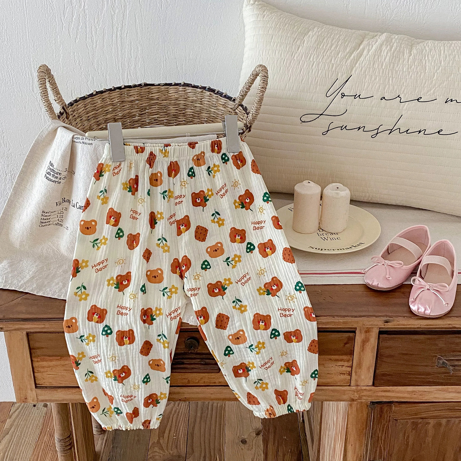 Baby Cotton Pants Toddlers Boys Casual Harem Spring Summer Cute Soft Clothes Fashion Loose Trousers For Girls 250528