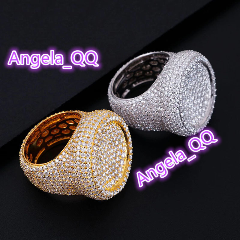 New Design Mens Jewelry Vvs Diamond 925 Silver Iced Out Moissanite Hip Hop Ring