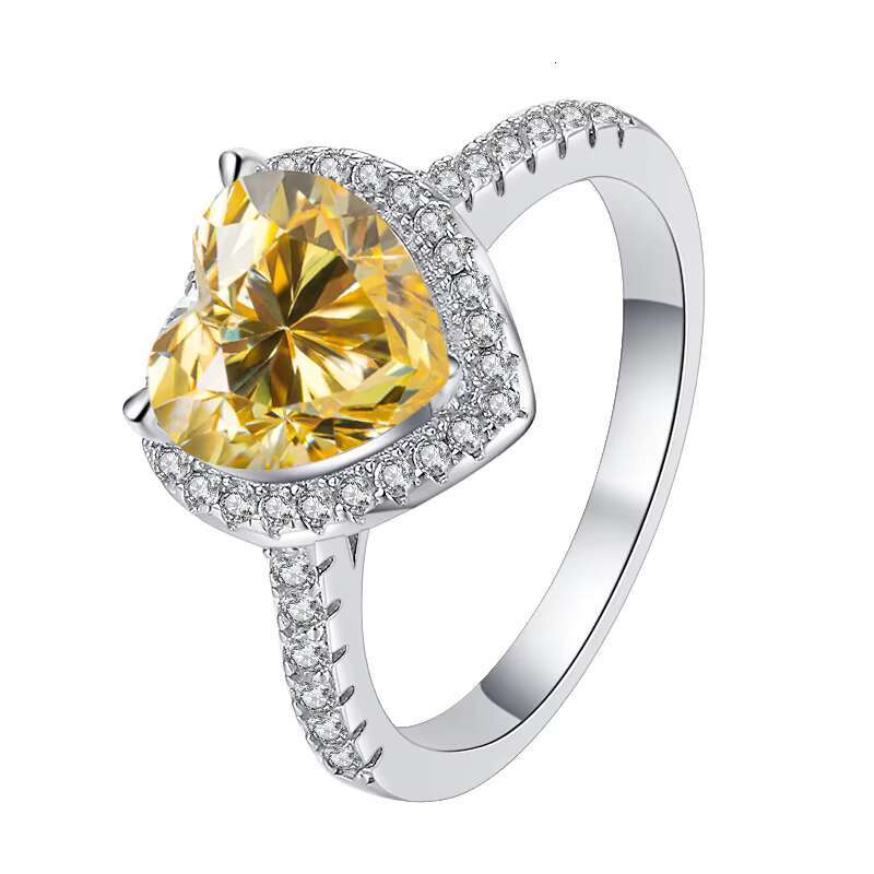 100% Real Moissanite Ring D VVS1 Moissanite Diamond1ct S925 Sliver Wedding Rings for Women