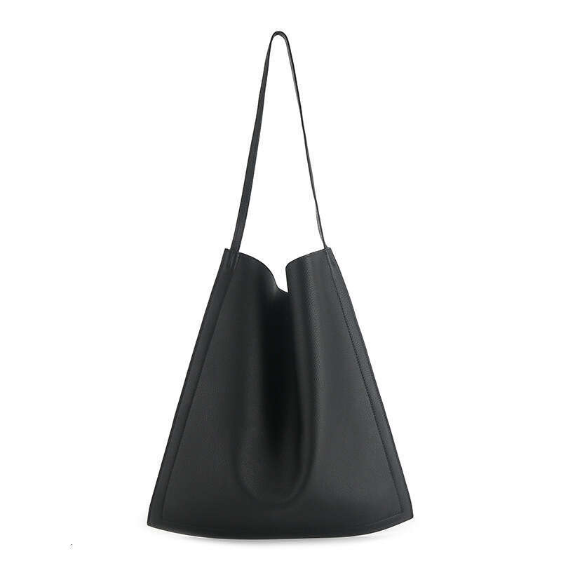 for Women New Genuine Leather Large Capacity Tote High-end Simple Casual Shoulder Niche Card Underarm Bag