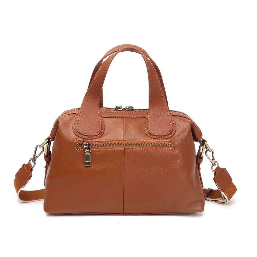 Genuine Leather tote bag designer large shoulder crossbody femal hand bags for women black brown coffe