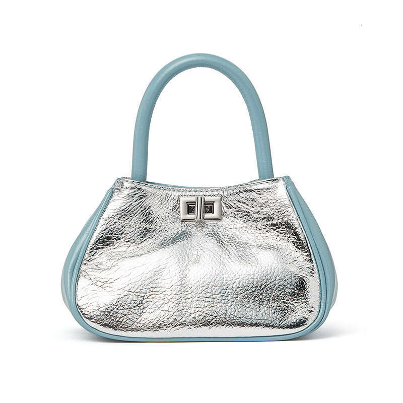 High-end First Layer Oil Wax Cowhide Handbag New Simple Elegant Versatile Shoulder Trendy Crossbody Bag