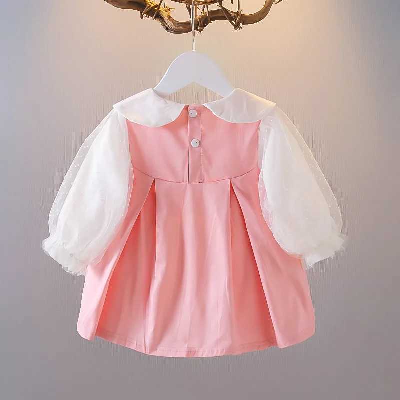Spring newborn baby girl clothes loose dress coats for baby girls clothing 1 year babies birthday princess party dresses dress X250528