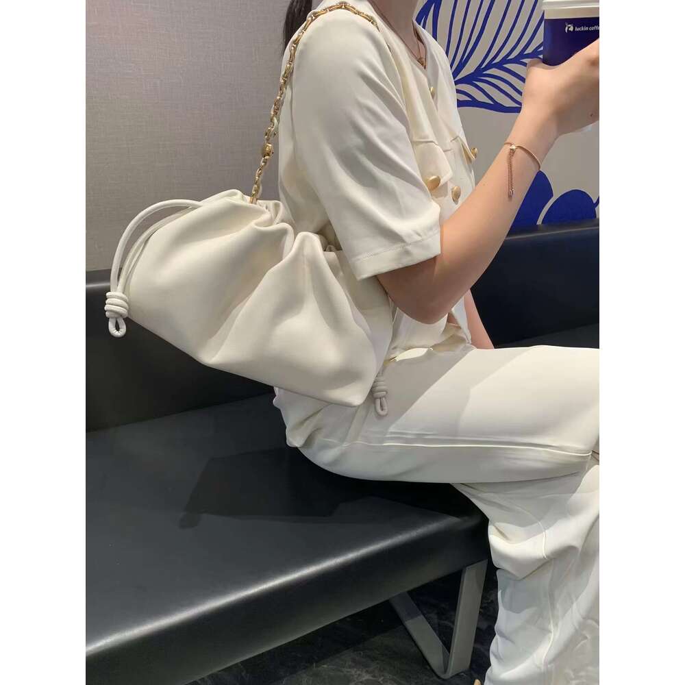 Brand Design Fashion High-grade Texture Leather Cloud Bag Ladies High Quality Cowhide Shoulder Crossbody Bags For Women