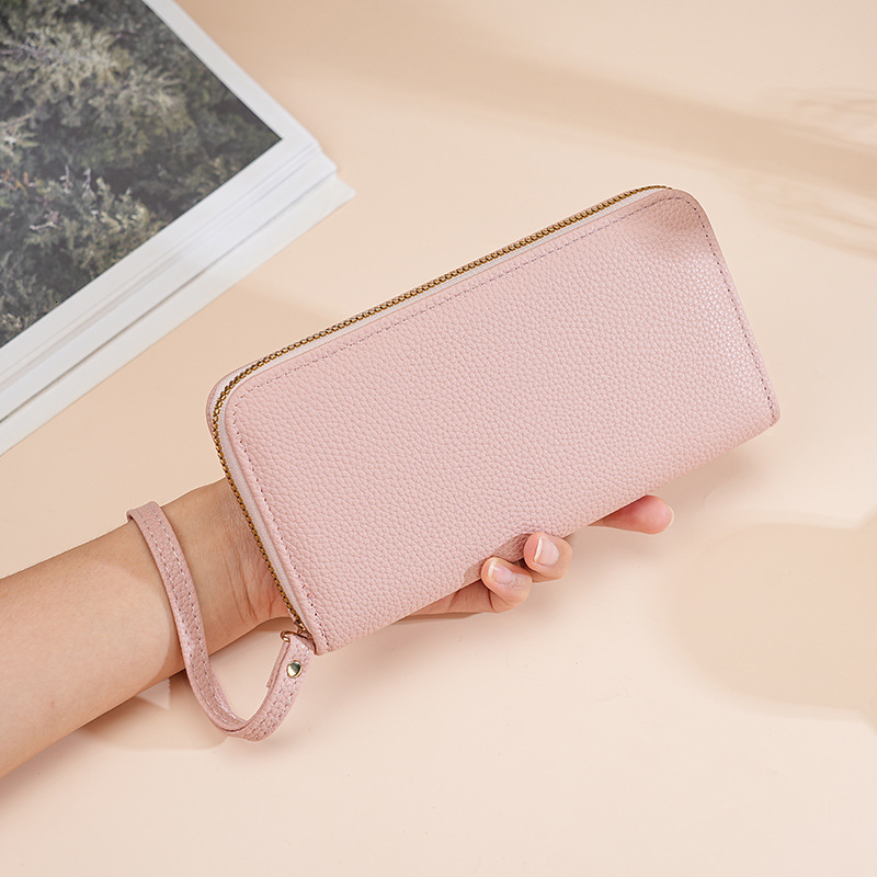 New fashion trend women's long and large capacity women's wallet mobile bag designer men's fashion wallet large capacity