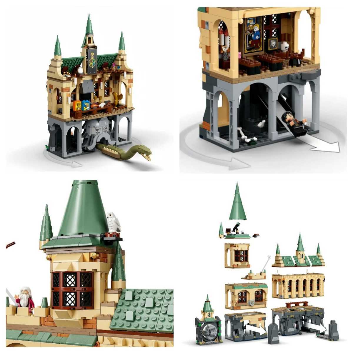 NEW 1176PCS Chamber of Secrets Compatible with 76389 Moc Model Building Kit Block Bricks Toys for Kids Birthday Gift Boys Set Z250528