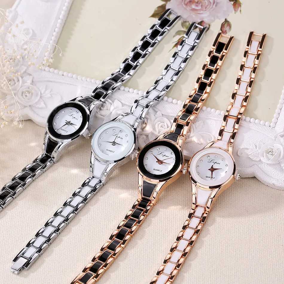 Womens Watches Elegant Woman Watch Quartz Gifts for Women Luxury Fashion Stainless Steel Alloy Womens Wristwatch Accessories XJ250527