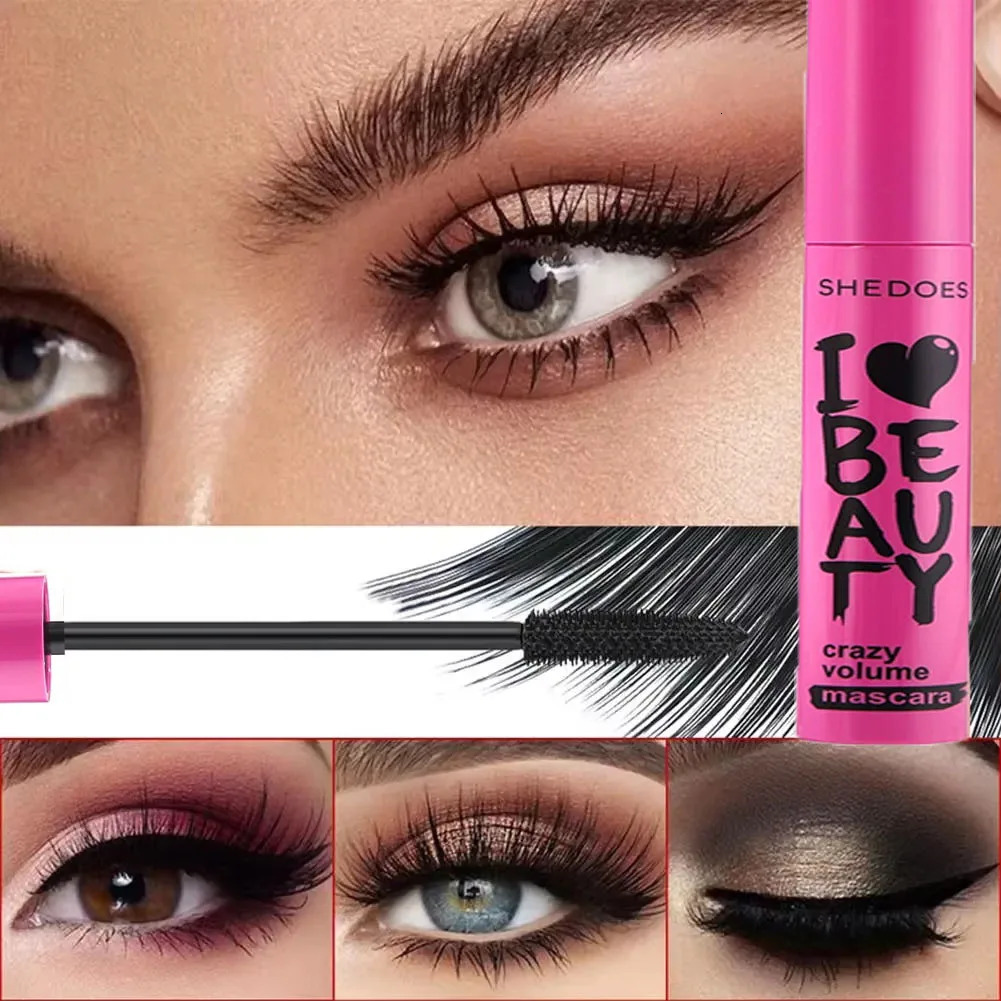 5D Waterproof Mascara Eyelashes Lengthening Long Lasting Silky Lash Black Eyelashes Extension Make Up Beauty Eye Korean Cosmetic 250523
