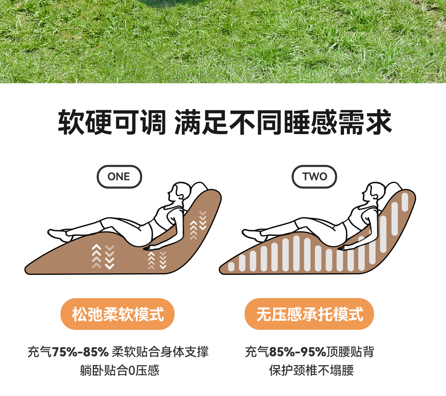 Explorer inflatable sofa outdoor camping automatic inflatable recliner sofa inflatable mattress floor bunk household portable